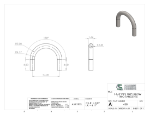 Picture of #458 - STEEL 1 1/4" PIPE 180° ELBOW W/ TANGENTS 5" C.L.R.