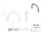 Picture of #478 - STEEL 1 1/4" PIPE 180° ELBOW W/ TANGENTS 7" C.L.R.