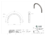 Picture of #498 - STEEL 1 1/4" PIPE 180° ELBOW W/ TANGENTS 9" C.L.R.