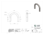 Picture of #668 - STEEL 2" PIPE 180° ELBOW W/ TANGENTS 6" C.L.R.