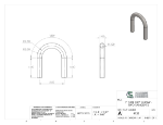 Picture of #4128 - STEEL 1" TUBE 180° ELBOW W/ TANGENTS 2.5" C.L.R.