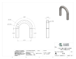 Picture of #4238 - STEEL 1 1/4" TUBE 180° ELBOW W/ TANGENTS 3" C.L.R.