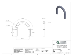 Picture of #1348 - ALUMINUM 1" PIPE 180° ELBOW W/ TANGENTS 4" C.L.R.