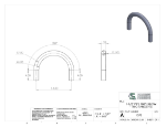 Picture of #1578 - ALUMINUM 1 1/2" PIPE 180° ELBOW W/ TANGENTS 7" C.L.R.