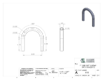 Picture of #5138 - ALUMINUM 1" TUBE 180° ELBOW W/ TANGENTS 3" C.L.R.