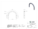 Picture of #5268 - ALUMINUM 1 1/4" TUBE 180° ELBOW W/ TANGENTS 6" C.L.R.