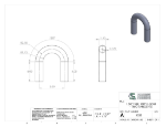 Picture of #5328 - ALUMINUM 1-1/2" TUBE 180° ELBOW W/TANGENTS 2.5" C.L.R.