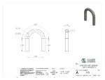 Picture of #2228 - STAINLESS STEEL 3/4" PIPE 180° ELBOW W/ TANGENTS 2.5" C.L.R.