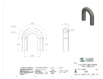 Picture of #2428 - STAINLESS STEEL 1 1/4" PIPE 180° ELBOW W/ TANGENTS 2.5" C.L.R.