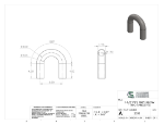 Picture of #2538 - STAINLESS STEEL 1-1/2" PIPE 180° ELBOW W/ TANGENTS 3" C.L.R.