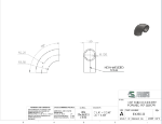 Picture of E4315-SS - STAINLESS STEEL 1-1/2" TUBE 90° ECONOMY FORMED ELBOW 1.5" I.R.