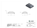 Picture of #NC340-AL - ALUMINUM 3"x4" Rectangular TUBE NEWEL CAP