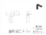 Picture of #SEST17516901.754T -  STEEL  1 3/4" O.D. X .065 WALL (16 GAGE) 90° ELL 1 3/4" C.L.R.