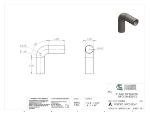 Picture of #SEST30016903.006T - STEEL   3" O.D. X .065 WALL (16 GAGE) 90° ELL 3" C.L.R.