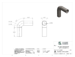 Picture of #SEST40014904.008T - STEEL   4" O.D. X .083 WALL (14 GAGE) 90° ELL 4" C.L.R.