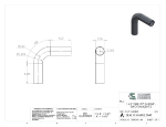 Picture of #SEAL17516902.504T - ALUMINUM 1 3/4" O.D. X .065 WALL 90° ELL 2 1/2" C.L.R.