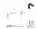 Picture of #SEAL40014904.008T - ALUMINUM   4" O.D. X .083 WALL 90° ELL 4" C.L.R.