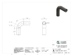 Picture of #SESS10016901.502T - STAINLESS STEEL  1" O.D. X .065 WALL (16 GAGE) 90° ELL 1 1/2" C.L.R.