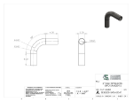 Picture of #SESS20016904.004T - STAINLESS STEEL  2" O.D. X .065 WALL (16 GAGE) 90° ELL 4" C.L.R.