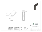 Picture of #SEST10016451.502T - STEEL   1" O.D. X .065 WALL (16 GAGE) 45° ELL 1 1/2" C.L.R.