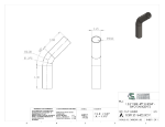 Picture of #SEST12516452.003T - STEEL  1 1/4" O.D. X .065 WALL (16 GAGE) 45° ELL 2" C.L.R.