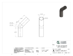 Picture of #SEST20016452.004T - STEEL   2" O.D. X .065 WALL (16 GAGE) 45° ELL 2" C.L.R.