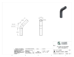 Picture of SEAL07516451.502T -  ALUMINUM  3/4" O.D. X .065 WALL 45° ELL 1 1/2" C.L.R. 