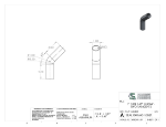 Picture of #SEAL10016451.002T -  ALUMINUM  1" O.D. X .065 WALL 45° ELL " C.L.R.