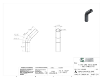 Picture of #SEAL13816452.503T - ALUMINUM  1 3/8" O.D. X .065 WALL 45° ELL 2 1/2" C.L.R.