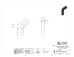 Picture of #SESS15016452.253T -  STAINLESS STEEL  1 1/2" O.D. X .065 WALL (16 GAGE) 45° ELL 2 1/4" C.L.R.