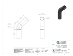 Picture of #SESS40014456.008T -  STAINLESS STEEL   4" O.D. X .083 WALL (14 GAGE) 45° ELL 6" C.L.R.