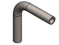 Bent 90° Pipe & Tube Elbows with Two Tangents