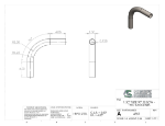 Picture of #4357 - STEEL 1 1/2" TUBE 90° ELBOW W/ 2 TANGENTS 5" C.L.R. - copy