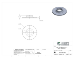 Picture of #XFF1500-AL - ALUMINUM 1-1/2" TUBE EXTRA HEAVY FLAT FLANGE