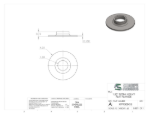 Picture of #XFF1500-SS - STAINLESS STEEL 1-1/2" TUBE EXTRA HEAVY FLAT FLANGE