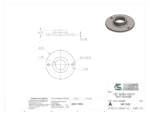 Picture of #XFF1502 - STEEL 1-1/2" TUBE EXTRA HEAVY FLAT FLANGE