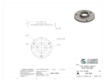 Picture of #XFF1503 - STEEL 1-1/2" TUBE EXTRA HEAVY FLAT FLANGE