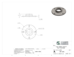Picture of #XFF1504 - STEEL 1-1/2" TUBE EXTRA HEAVY FLAT FLANGE