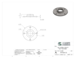 Picture of #XFF1504-SS - STAINLESS STEEL 1-1/2" TUBE EXTRA HEAVY FLAT FLANGE