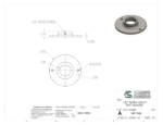 Picture of #XFF1506 - STEEL 1-1/2" TUBE EXTRA HEAVY FLAT FLANGE
