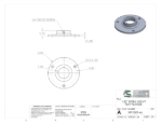 Picture of #XFF1507-AL - ALUMINUM 1-1/2" TUBE EXTRA HEAVY FLAT FLANGE