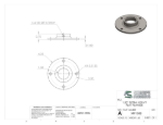 Picture of #XFF1508 - STEEL 1-1/2" TUBE EXTRA HEAVY FLAT FLANGE