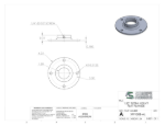 Picture of #XFF1508-AL - ALUMINUM 1-1/2" TUBE EXTRA HEAVY FLAT FLANGE