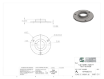 Picture of #XFF1663-SS - STAINLESS STEEL 1-1/4" PIPE EXTRA HEAVY FLAT FLANGE