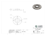 Picture of #XFF1664 - STEEL 1-1/4" PIPE EXTRA HEAVY FLAT FLANGE
