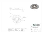 Picture of #XFF1664-SS - STAINLESS STEEL 1-1/4" PIPE EXTRA HEAVY FLAT FLANGE