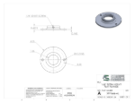 Picture of #XFF1666-AL - ALUMINUM 1-1/4" PIPE EXTRA HEAVY FLAT FLANGE