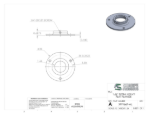 Picture of #XFF1667-AL - ALUMINUM 1-1/4" PIPE EXTRA HEAVY FLAT FLANGE