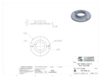 Picture of #XFF1902-AL - ALUMINUM 1-1/2" PIPE EXTRA HEAVY FLAT FLANGE
