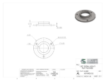 Picture of #XFF1903-SS - STAINLESS STEEL 1-1/2" PIPE EXTRA HEAVY FLAT FLANGE